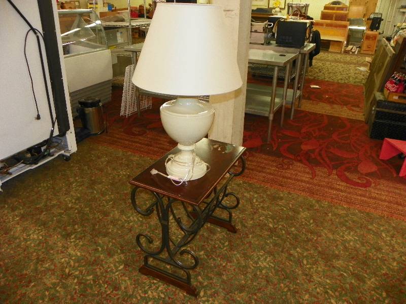 End Table and Lamp