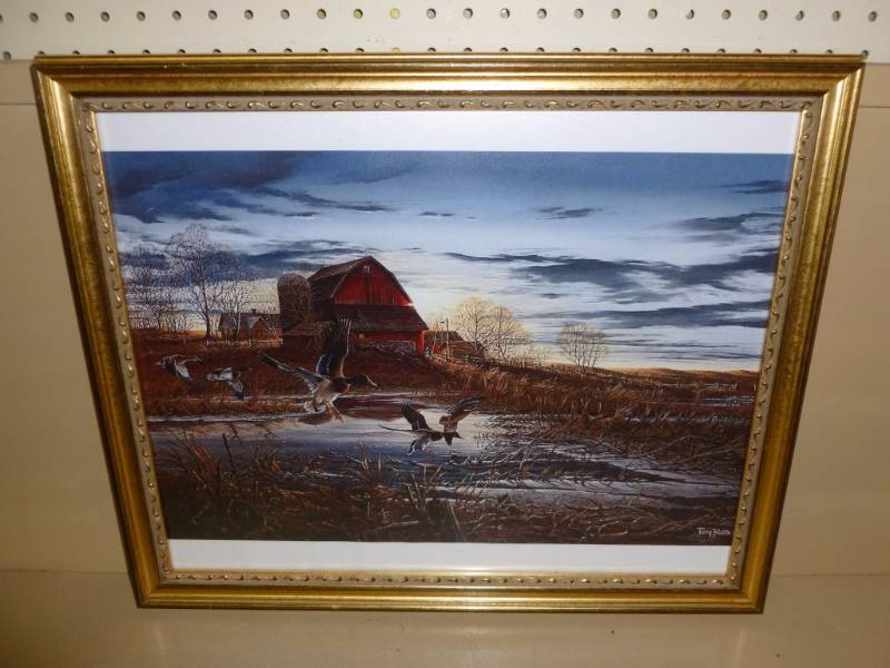 lot 6 image: Terry Redlin Print