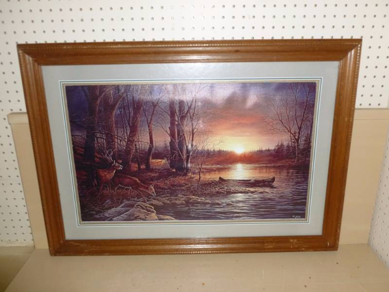 lot 7 image: Terry Redlin Print