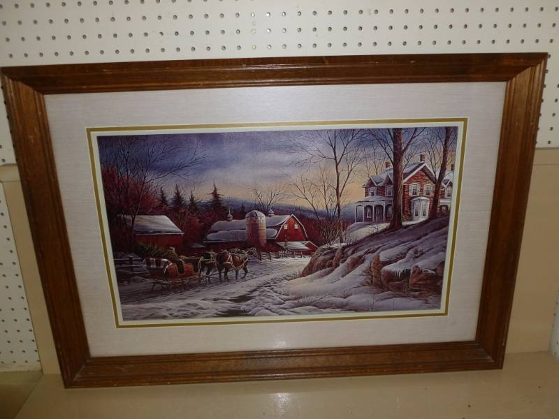 lot 8 image: Terry Redlin Print