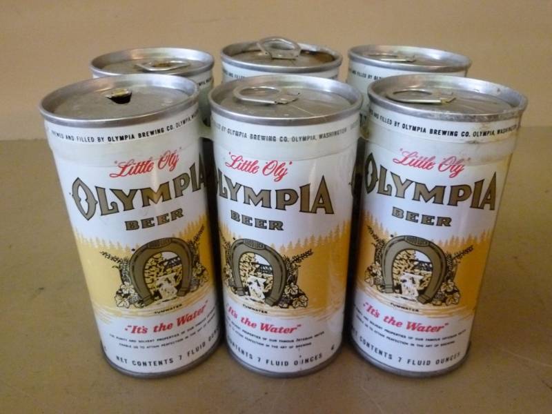 lot 90 image: Vintage Beer Cans