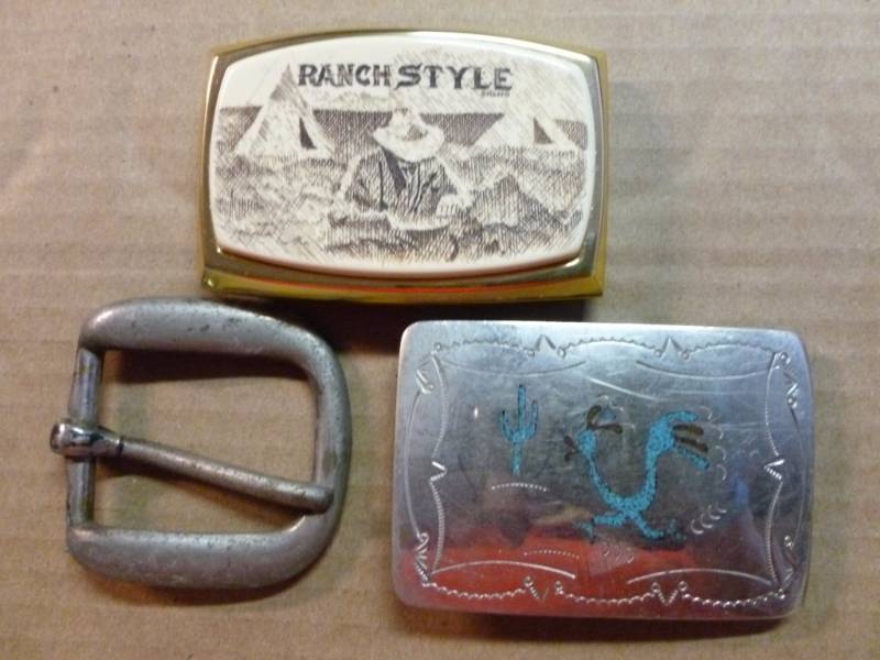 lot 173 image: Belt Buckles