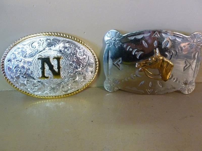 lot 216 image: Belt Buckles