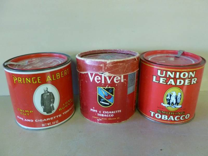 lot 236 image: Vintage Tobacco Cans