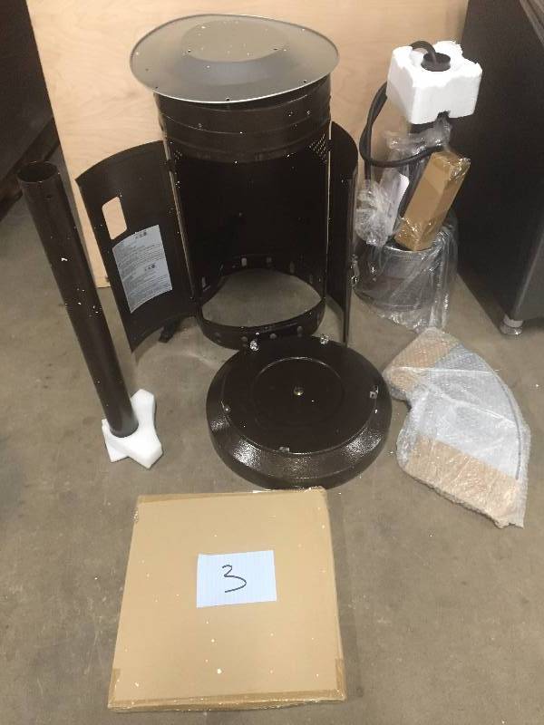 lot 3 image: Garden Oasis Garden Oasis Patio Heater open box never used