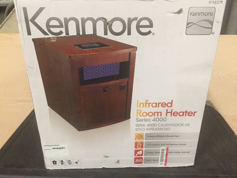 lot 4 image: Kenmore Infrared Room Heater Series 4000 - 15373 New