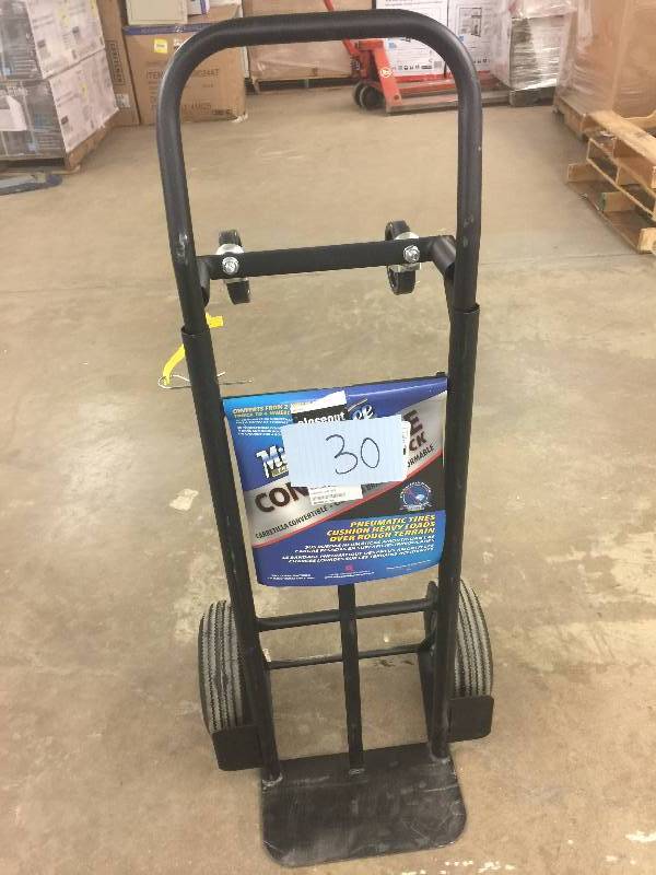 lot 30 image: Milwaukee Hand Truck 800 lb. Capacity 2-Way Convertible Hand Truck
