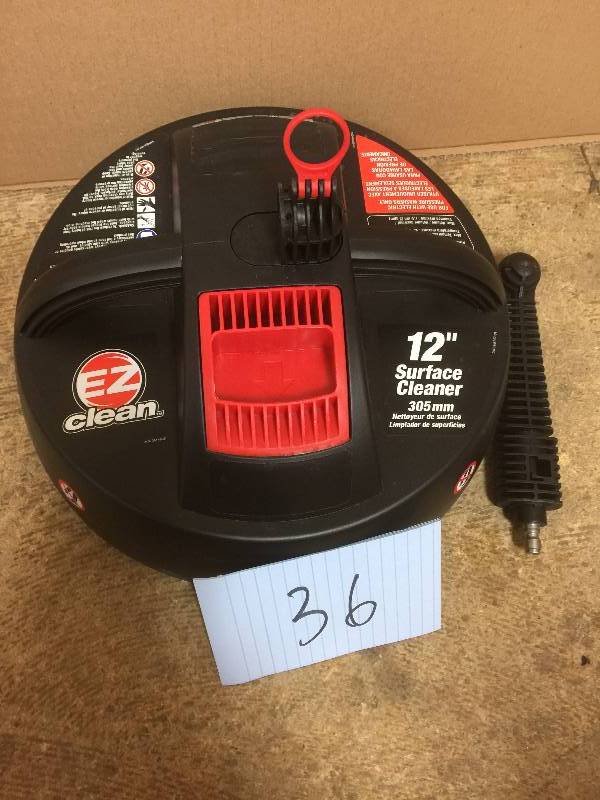 lot 36 image: Homelite 1,800 psi 12 in. EZ Clean Surface Cleaner Model#  AP31063A  open box never used