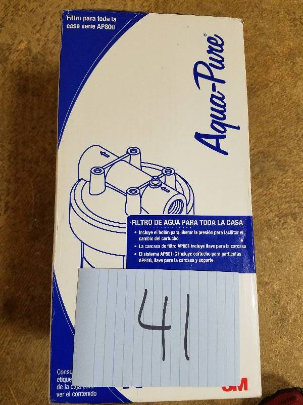 lot 41 image: 3M Aqua-Pure Water Filtration and Treatment Products