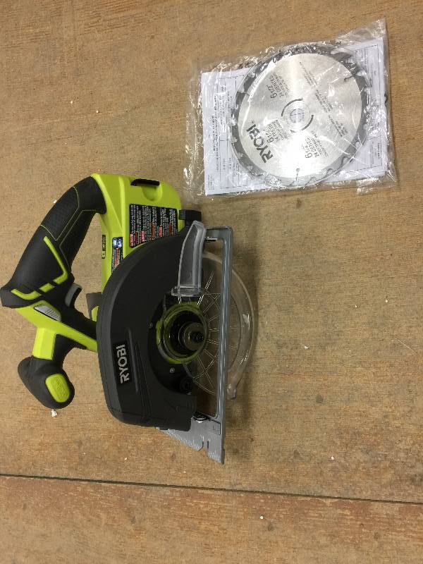 lot 85 image: Ryobi ONE 18-Volt 6-12 in. Cordless Circular Saw (Tool Only)