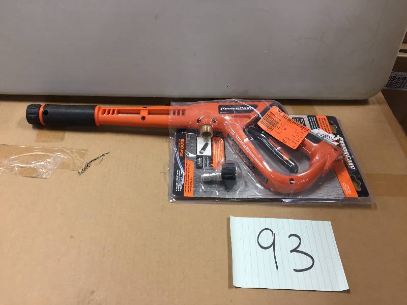 lot 93 image: Power Care 3100-PSI Pressure Washer Trigger Gun Kit