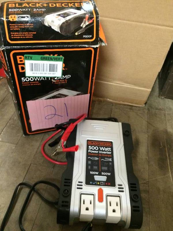 Black and Decker 500-Watt Power Inverter