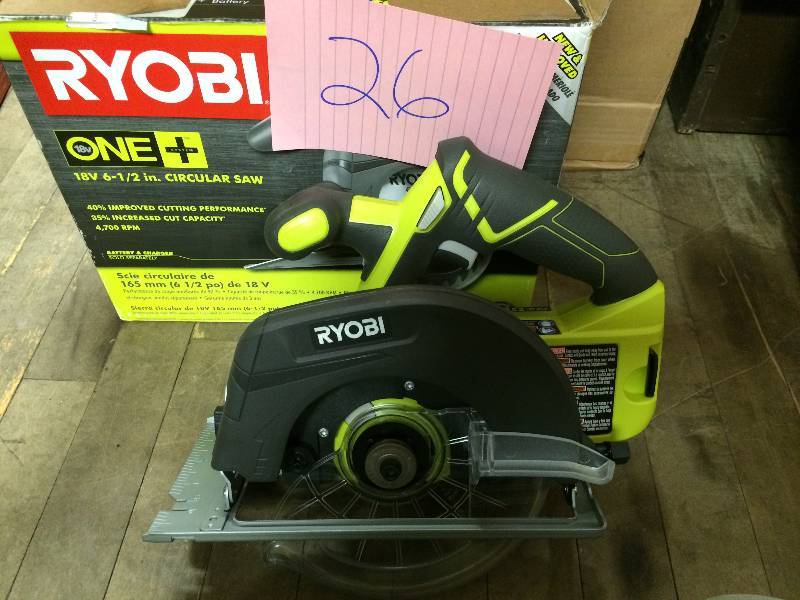 Ryobi ONE 18-Volt 6-12 in. Cordless Circular Saw (Tool Only) not used