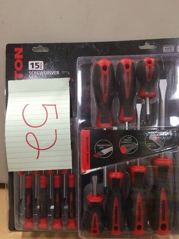 Tekton 15 Pc Screwdriver Set New