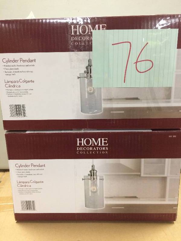 Lot of 2 Cylinder Pendant Never used