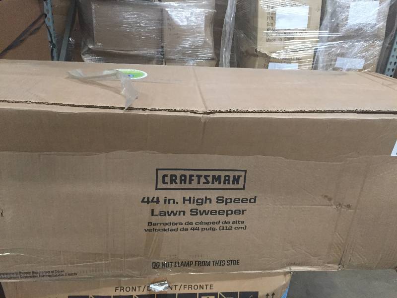 Craftsman 44 High Speed Lawn Sweeper open box in like new condition