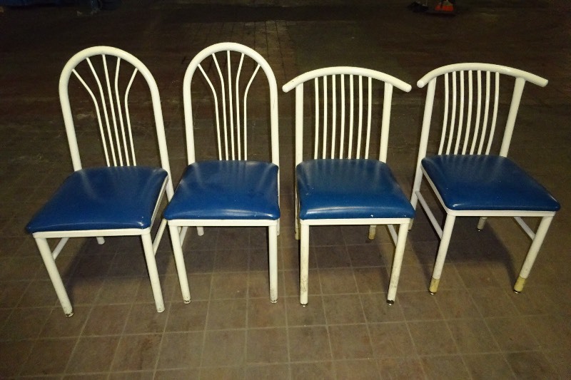 2 rounded to chairs
