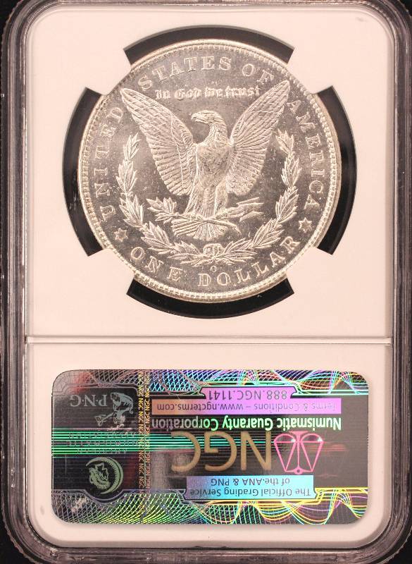 lot 05 image: 1904-O MORGAN SILVER DOLLAR MS64 NGC