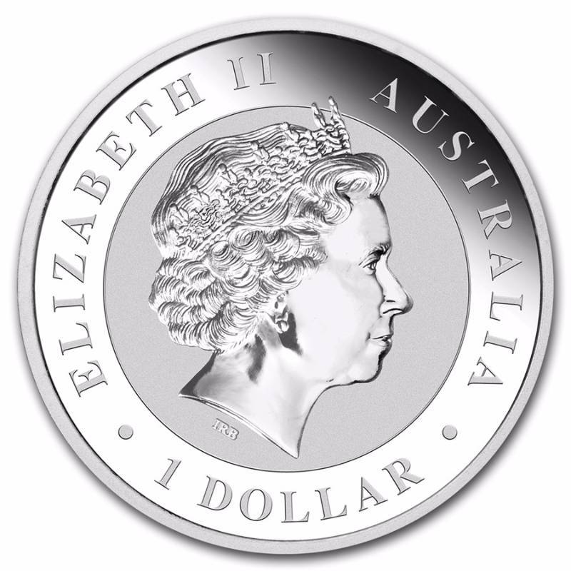 lot 13 image: 2017 AUSTRALIA KOOKABURRA 1 TROY OZ. .999 FINE SILVER