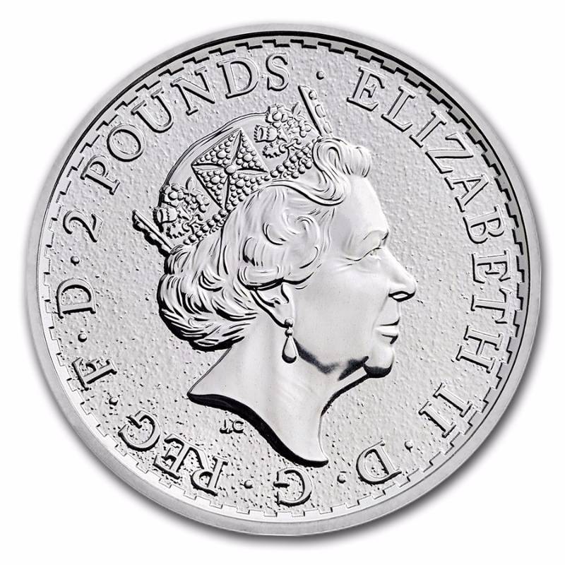 lot 41 image: 2017 GREAT BRITAIN SILVER BRITANNIA 1 TROY OZ. .999 FINE SILVER