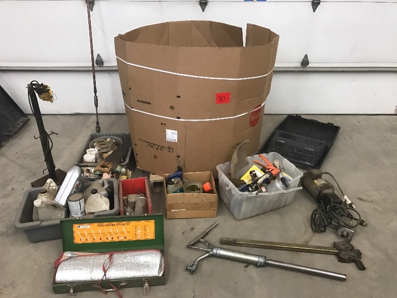 lot 23 image: Pallet Crate Of Assorted Painting ...