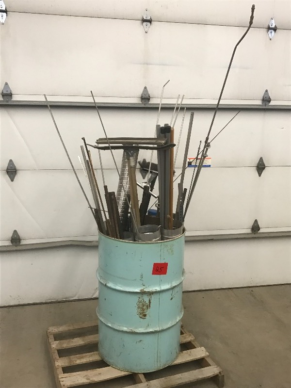 lot 25 image: 55-Gallon Barrel Full Of Assorted ...