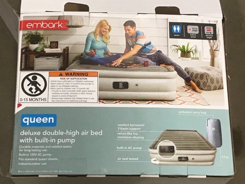 lot 38 image: Embark Queen-Sized Air Bed ...