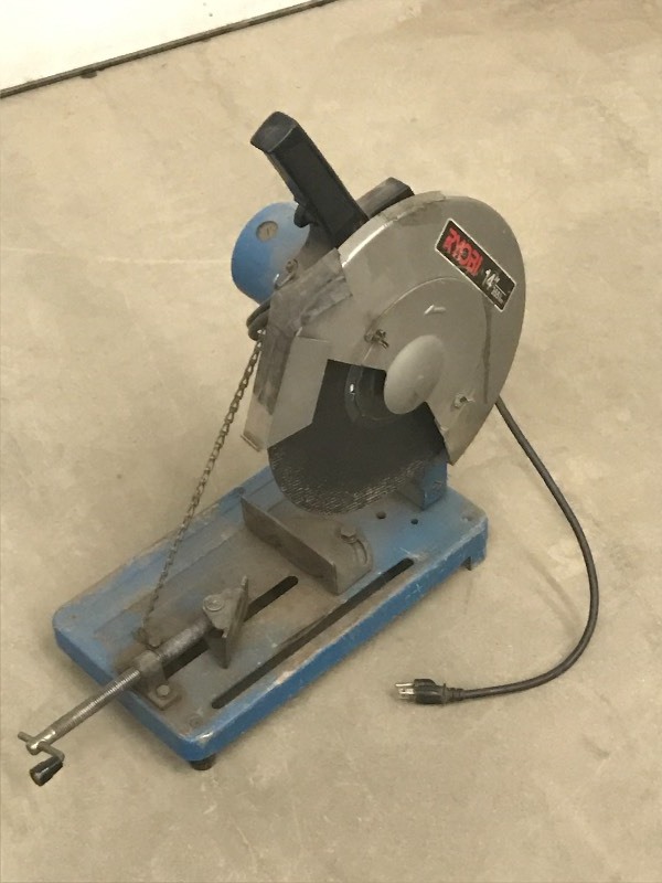 lot 42 image: Ryobi 14 Metal Cutting Saw ...