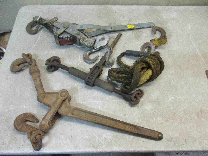 chain binders and tow strap
