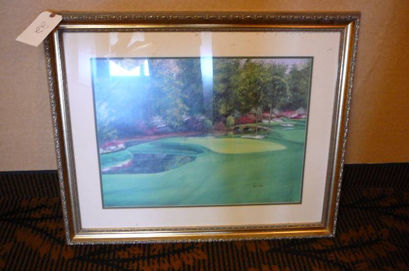 Golf Picture approximately 33 x 28...