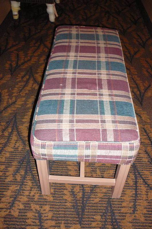 Fabric Bench approximately 43 x 16 ...