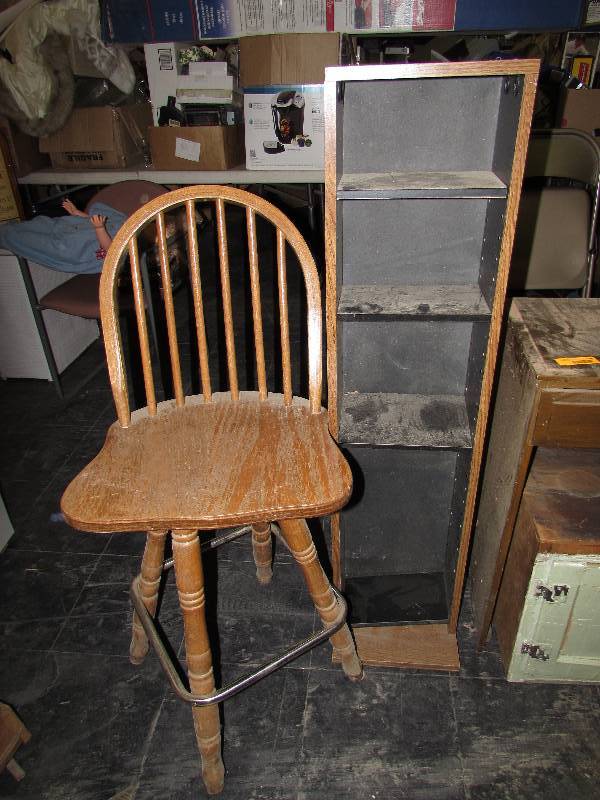 Bar stool chair and VRC Tape stand