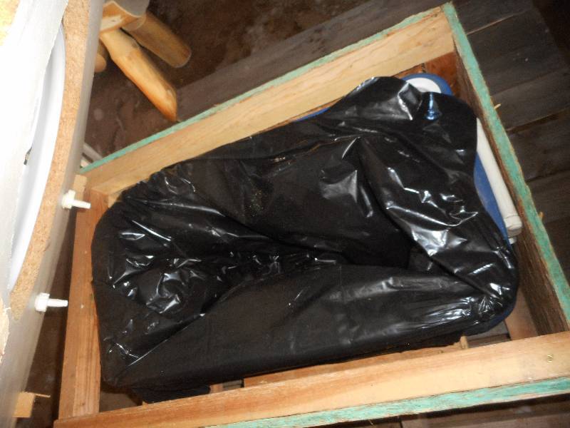lot 6 image: HOME MADE FISH HOUSE TOILET