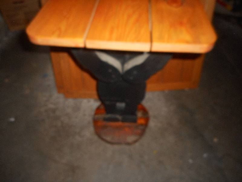lot 32 image: HAND MADE BEAR TABLE