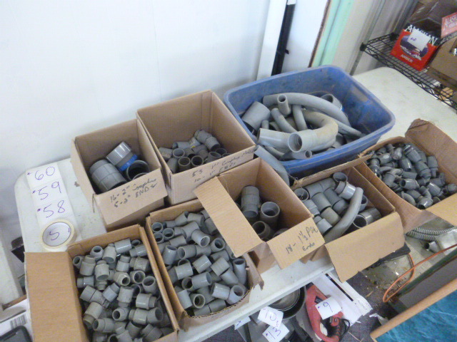 lot 55 image: Miscellaneous PVC Electrical Items