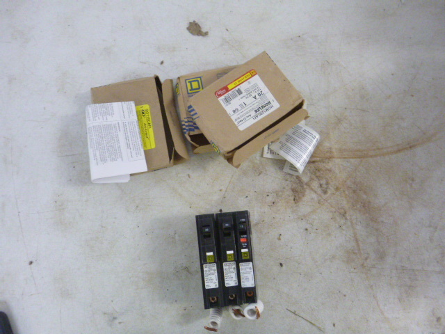 lot 57 image: 3 Square D Arc-D-Tect Breakers