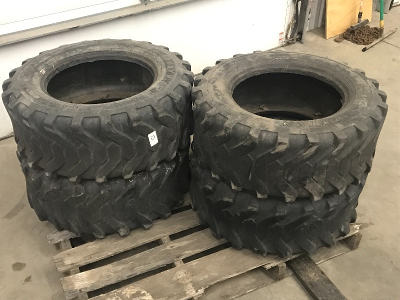 lot 13 image: (4) 1016.5 Skid Loader Tires, Used...
