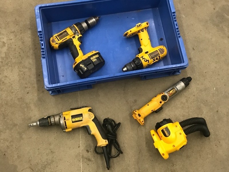 lot 40 image: Lot Of Asorted DeWalt Cordless Tool...