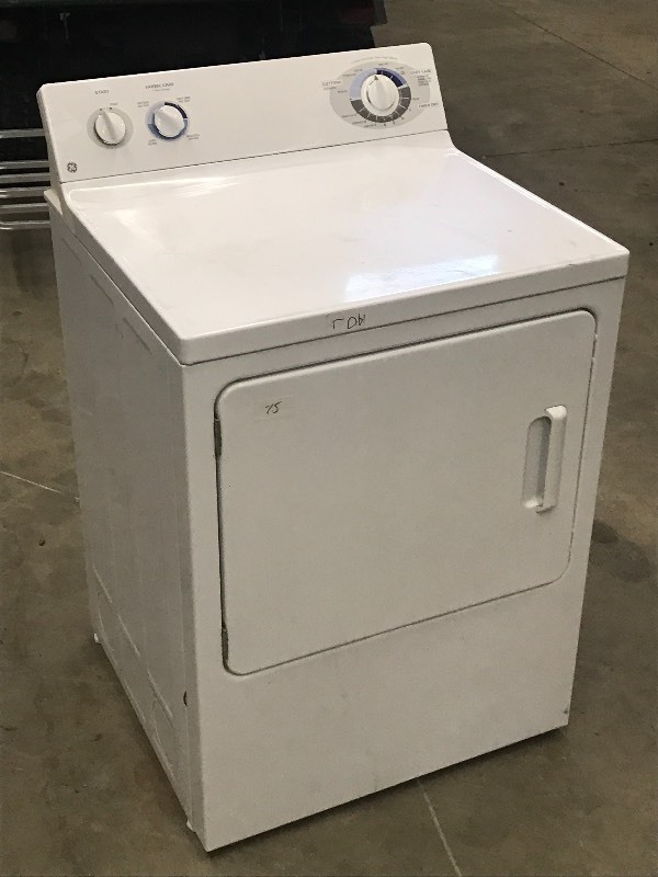 lot 75 image: GE Model DBXR463GBOWW Natural Gas D...