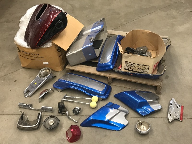 lot 99 image: Pallet Lot Of Assorted Motorcycle C...