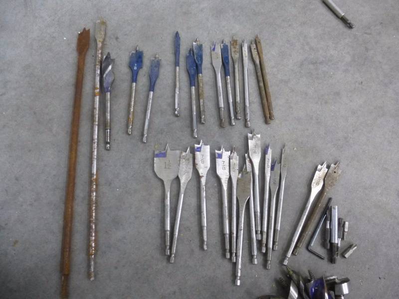 Wood Paddle Bit Set