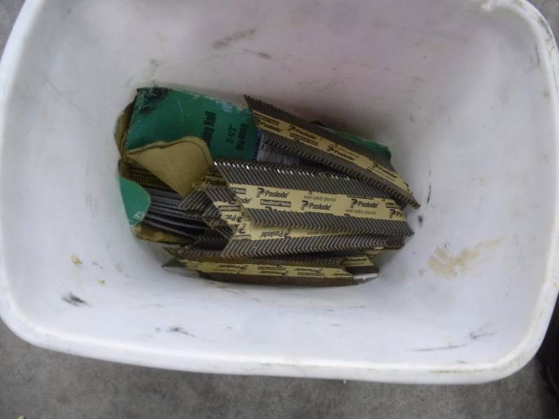 Pails of Assorted Staples