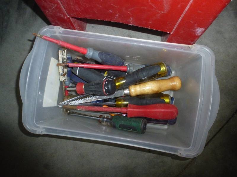 Foot Stool & Screw Drivers