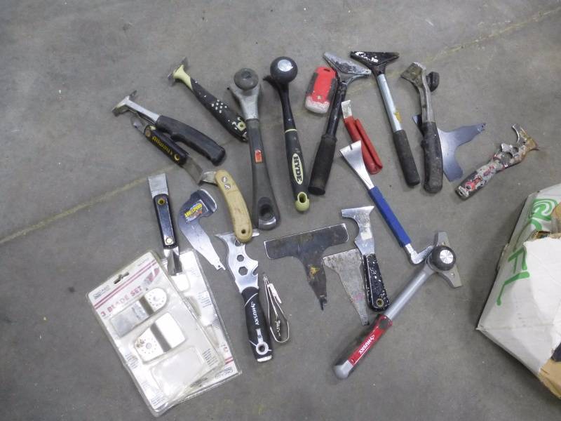 Assorted Sheet Rock Scrapers