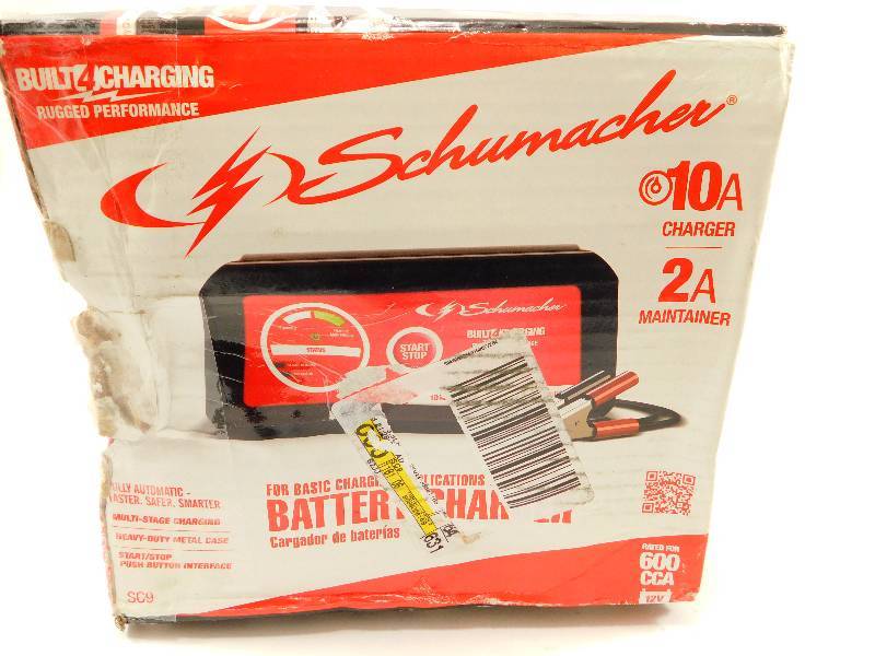lot 6 image: Schumacher 10 Amp Battery Charger