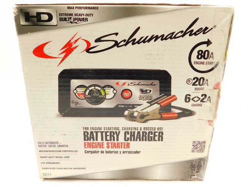 lot 7 image: Schumacher 80 Amp Battery ChargerEngine Starter