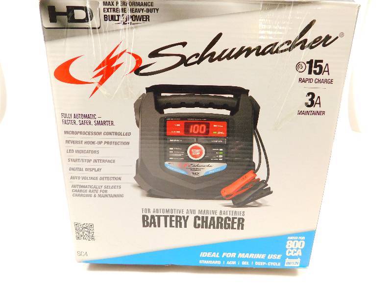 lot 8 image: Schumacher 15 Amp Rapid Battery Charger