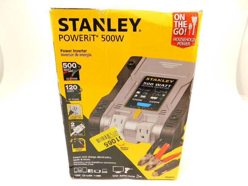 Stanley POWERiT 500 Watt Power Inverter | Store Returns Auction #17 | K-BID