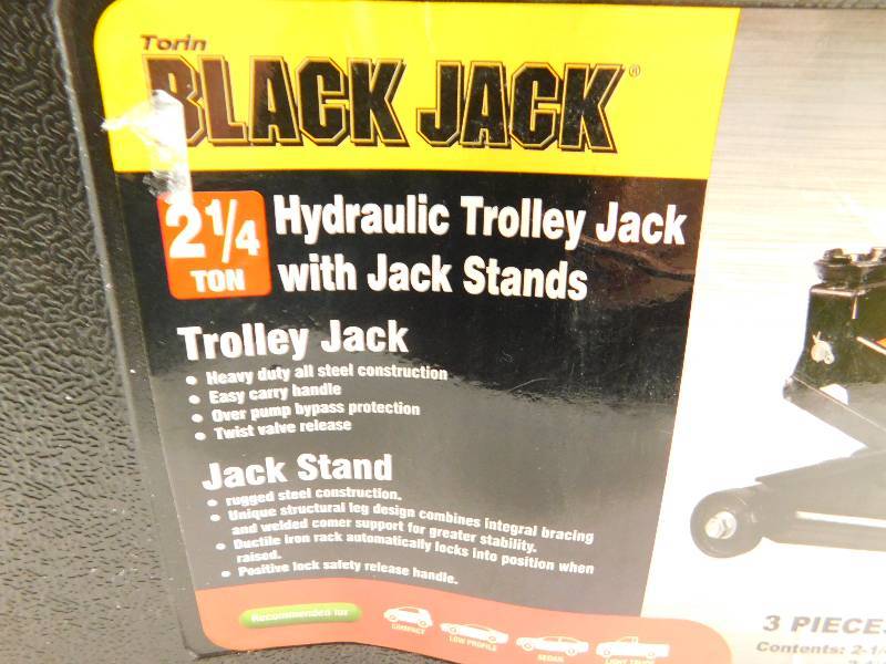 Black Jack 2 Ton 360 Handle Hydraulic Trolley Jack