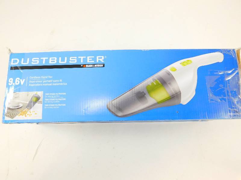 lot 22 image: Dustbuster 9.6v Cordless Hand Vacuum BlackDecker